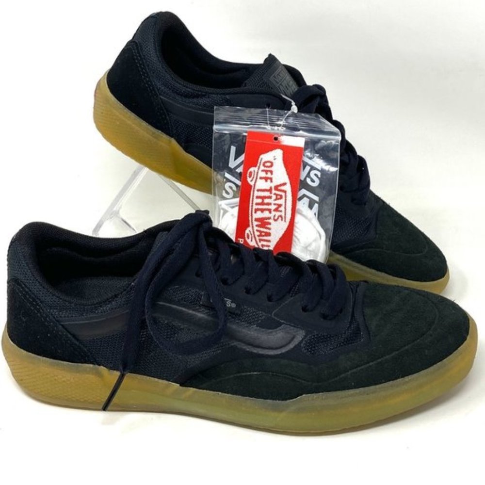 💖MEGA SALE💖VANS Ave Pro Black Gum  Womens Suede Casual Skate   VN0A5HENB9M